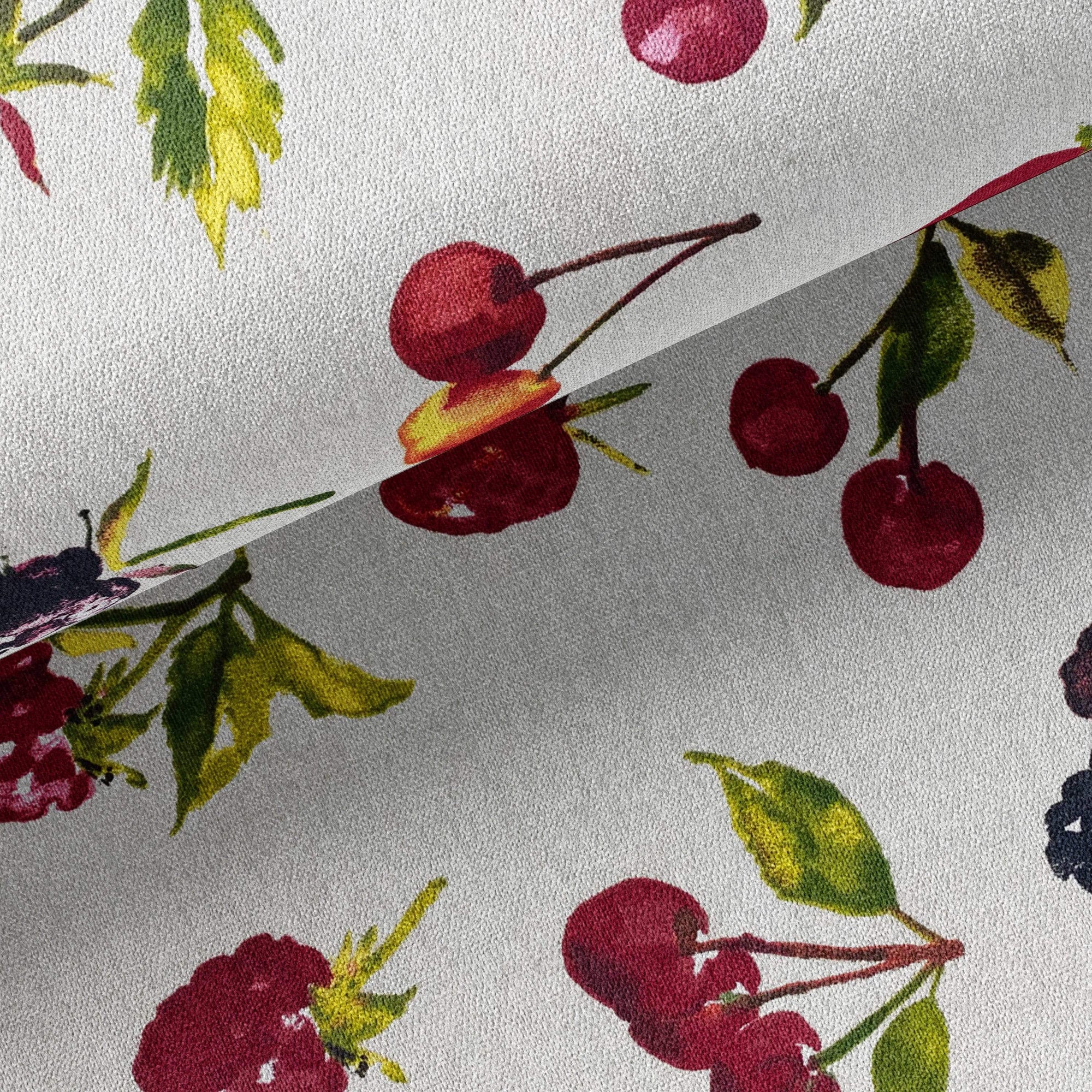 Tissu Coton - Fruits Rouges - Biner Pinaton