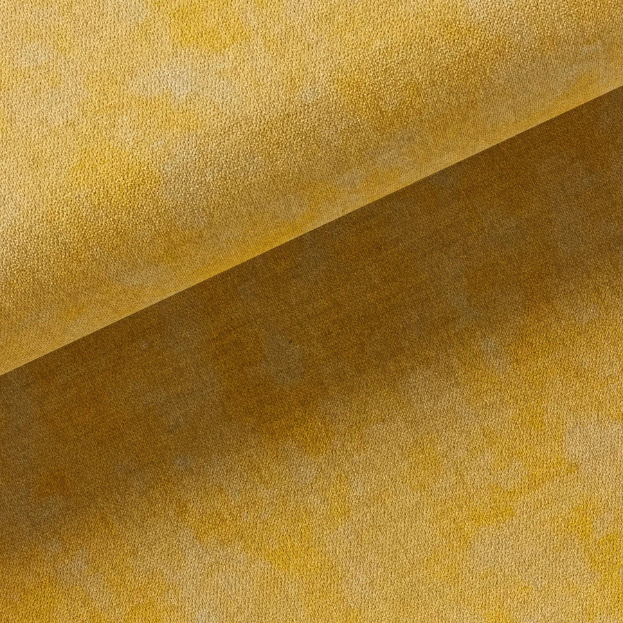 Tissu Coton - Jaune Clair Marbre Léger - Biner Pinaton