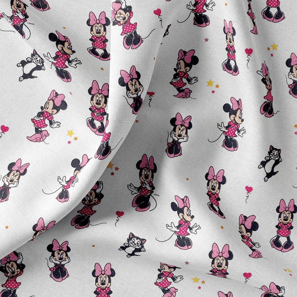 Tissu Coton - Minnie Mouse