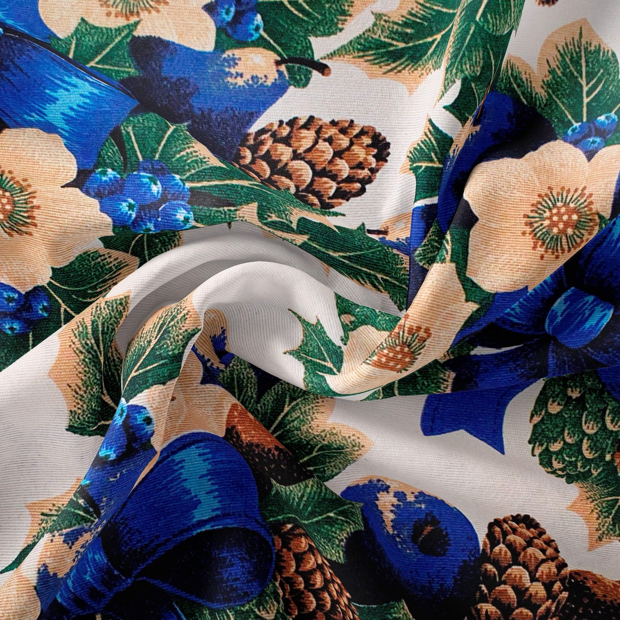 Tissu Coton - Noeud Floral - Biner Pinaton