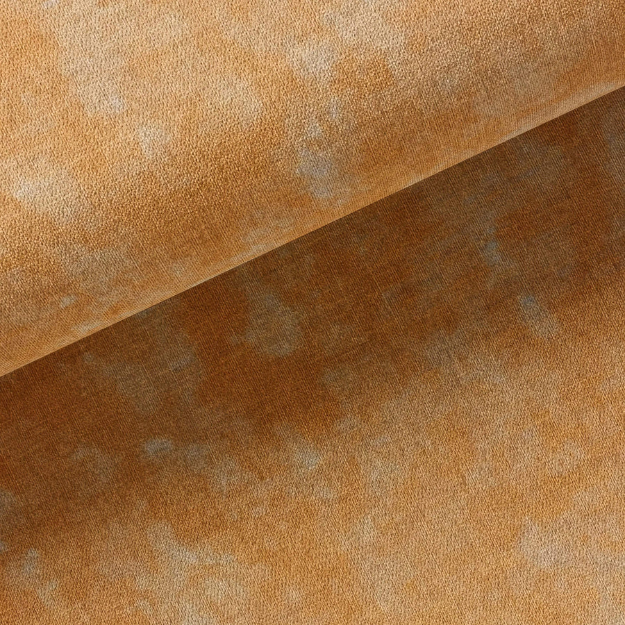 Tissu Coton - Orange Clair Marbre - Biner Pinaton