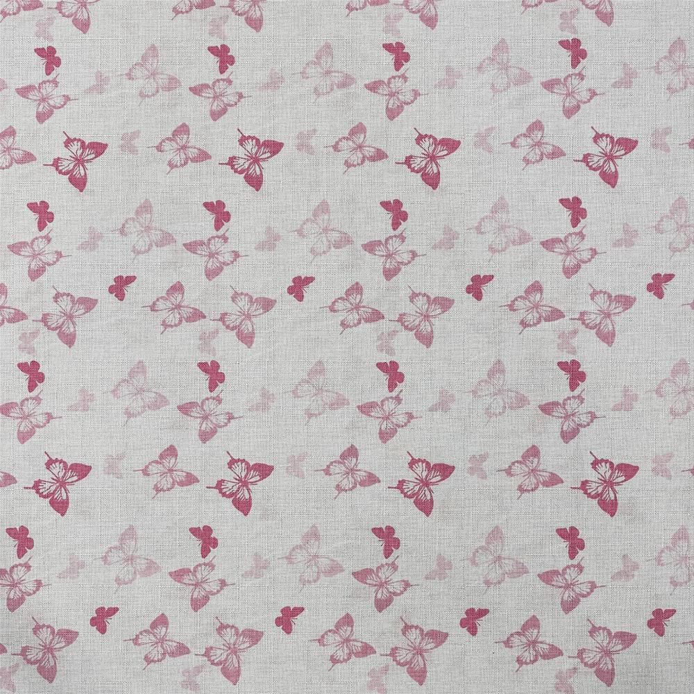 Tissu Coton - Papillon Rose