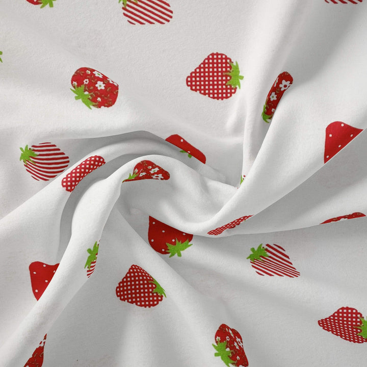 Tissu Coton - Petite Fraises - Biner Pinaton