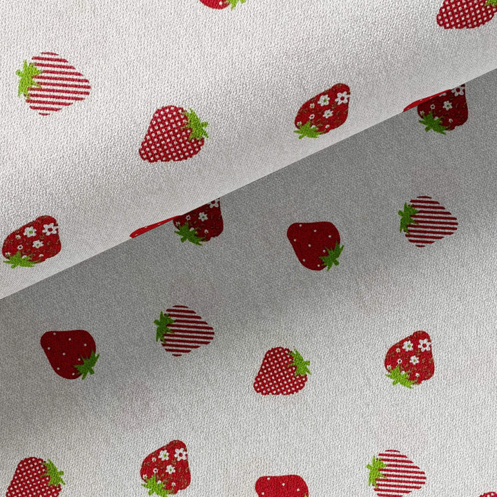 Tissu Coton - Petite Fraises - Biner Pinaton