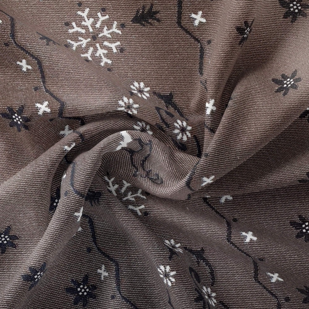 Tissu Coton / Polyester - Edelweiss & Bouque - Biner Pinaton