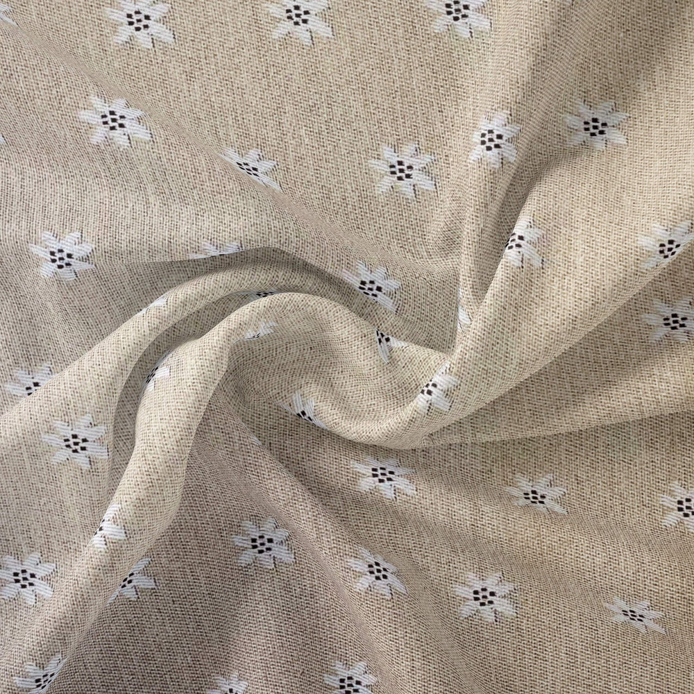 Tissu Coton / Polyester - Edelweiss - Claire & Foncé - Biner Pinaton