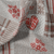 Tissu Coton-Polyester - "Montagne" Rouge