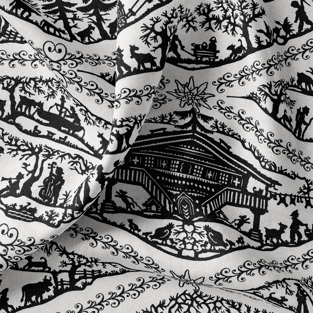 Tissu Coton Enduite- Poya