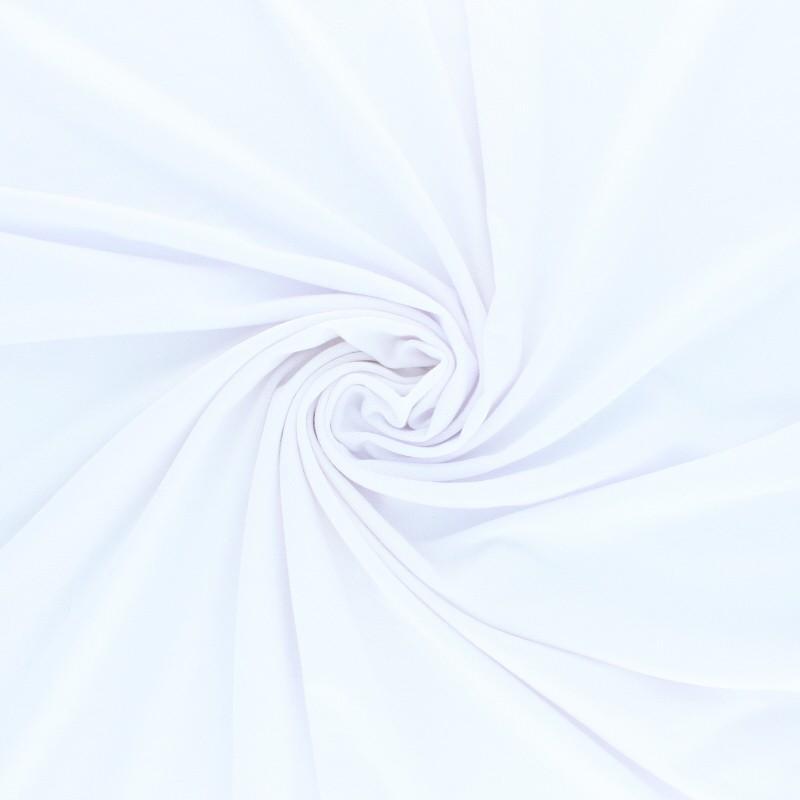 Tissu Jersey- Uni Blanc
