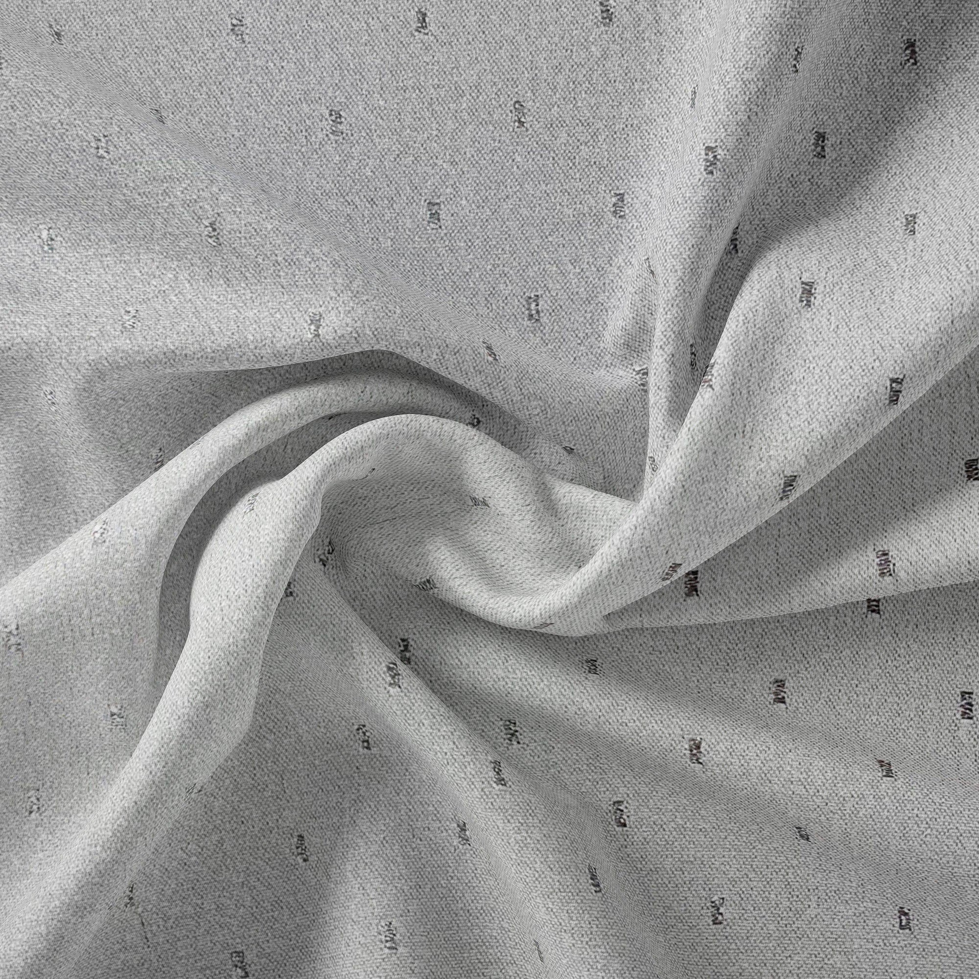 Tissu Polyester Brillant - Trait Argenté - Biner Pinaton