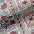 Tissu Polyester + Coton - Carreaux Fleurs & Coeurs