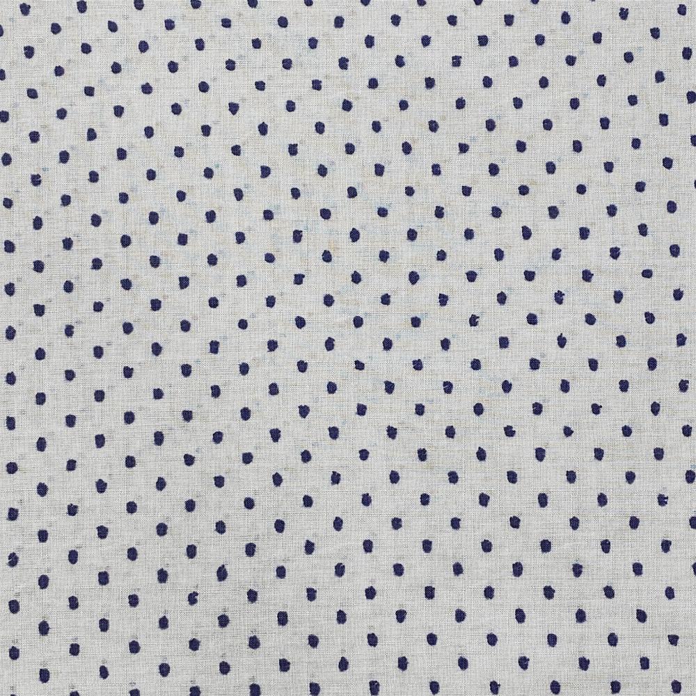 Tissu voile de coton Plumetis- Bleu Marine