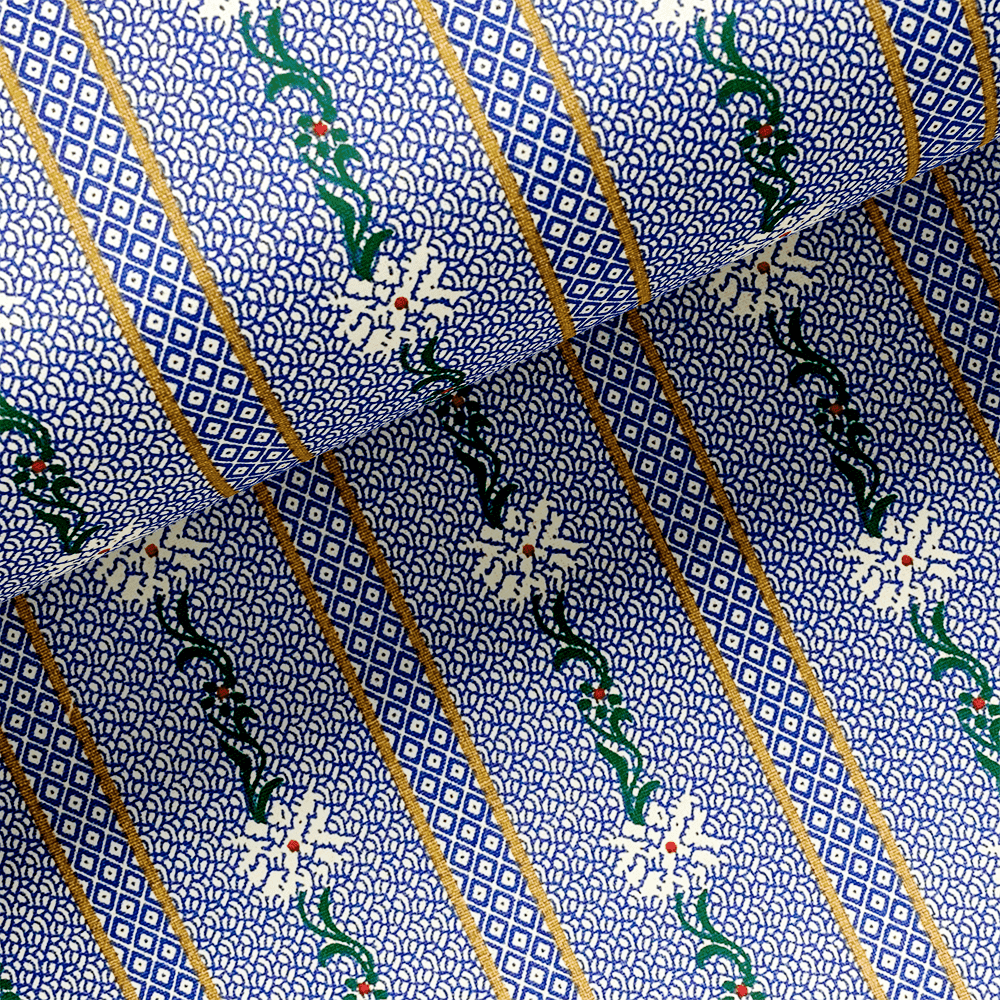 Toile Enduite - Coton enduit Bleu Edelweiss