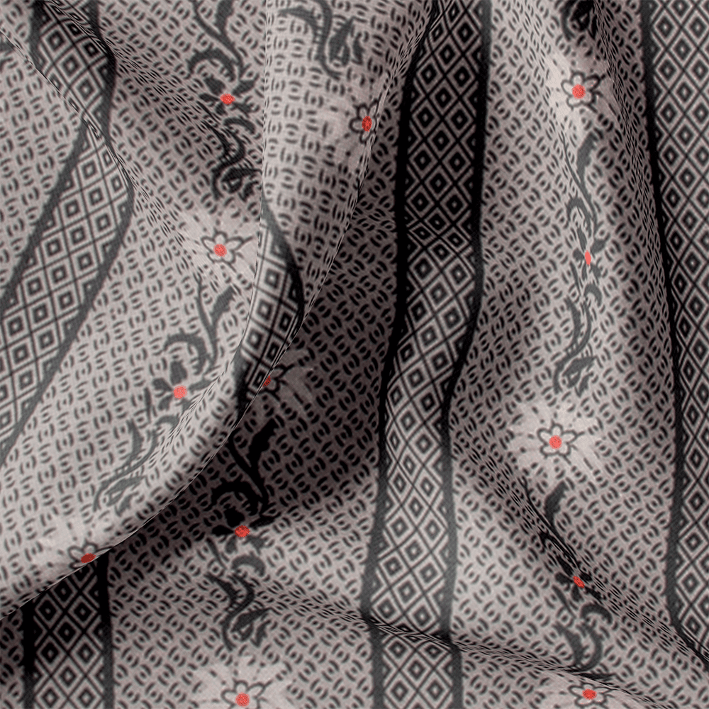 Toile Cirée - Edelweiss Anthracite PVC