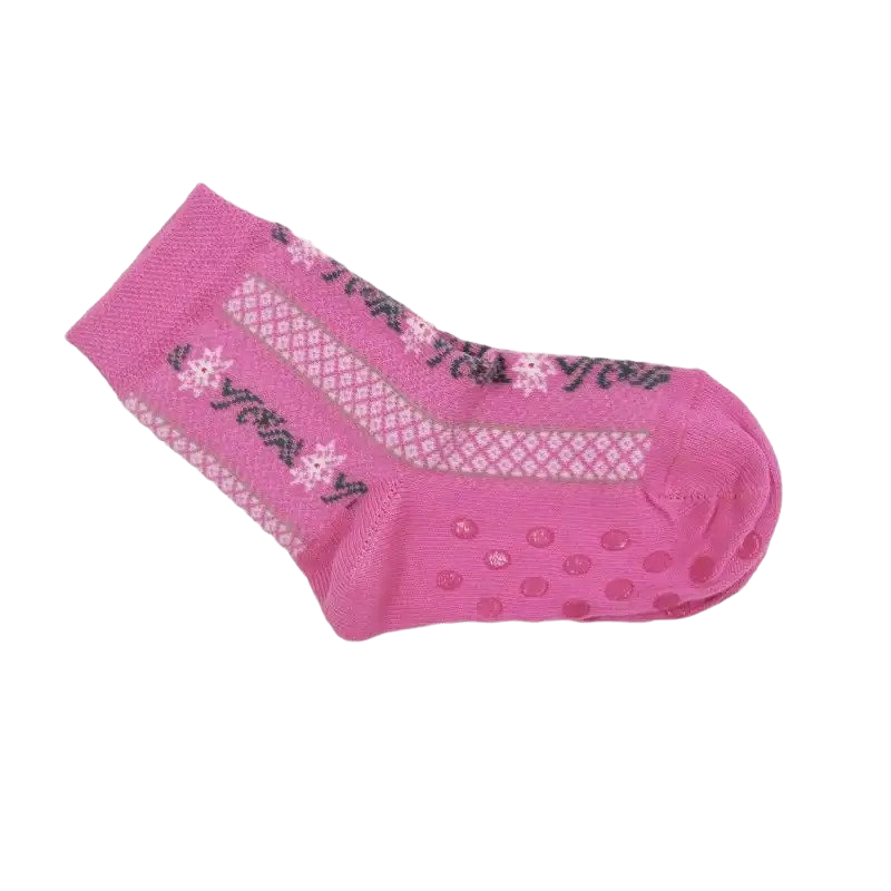 Chaussettes taille enfant - Edelweiss Rose