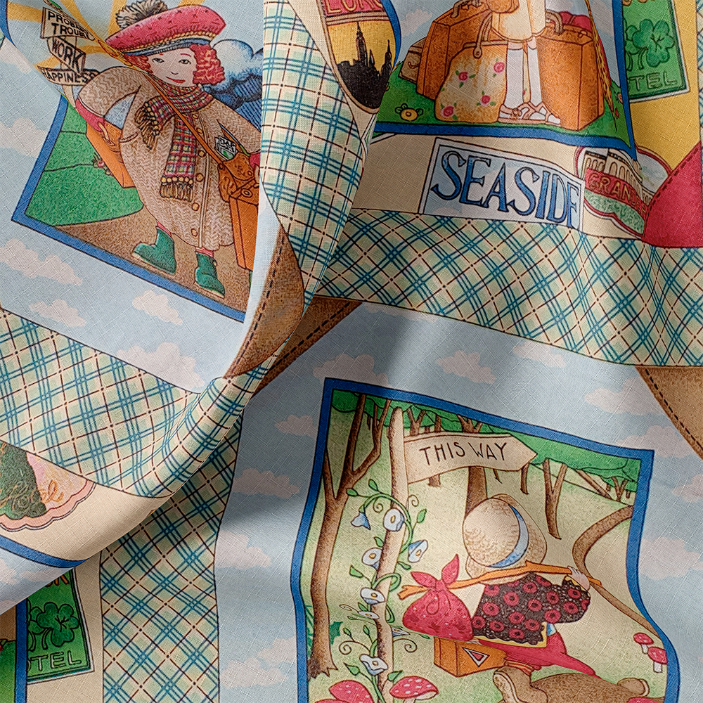 Tissu Coton -  Seaside Vacances