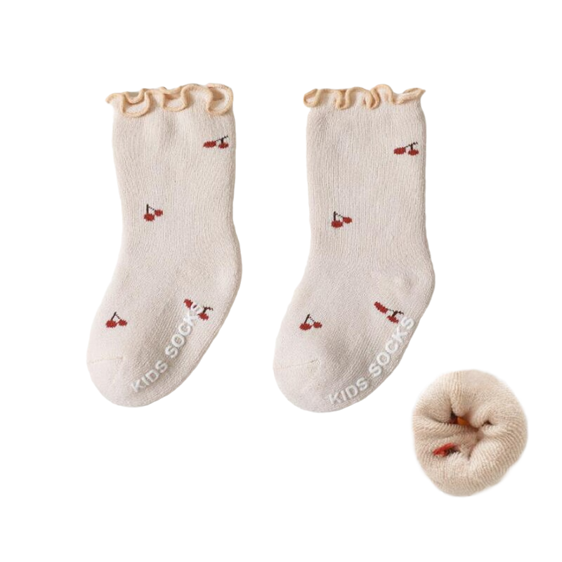 Chaussettes pour Enfant pour Hiver - Cerises