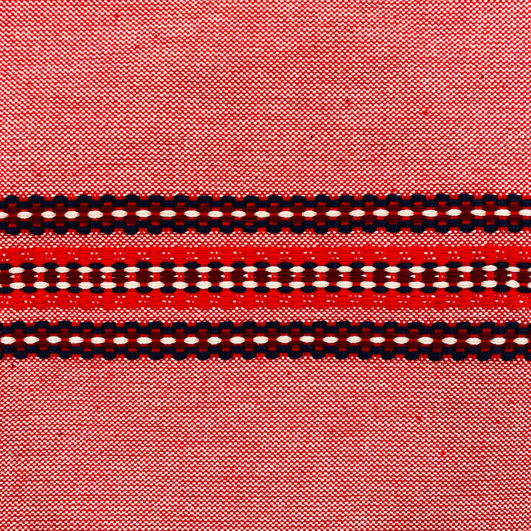 Coupon de tissu tablier dzaquillon - Rouge
