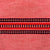 Coupon de tissu tablier dzaquillon - Rouge