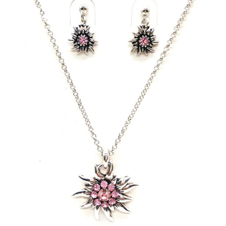 Collier "Edelweiss" -Rose