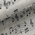 Tissu Cretonne - Notes de Musique