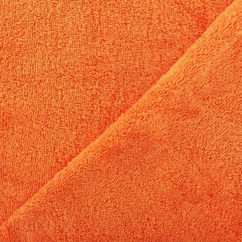 Tissu Éponge Coton- Orange