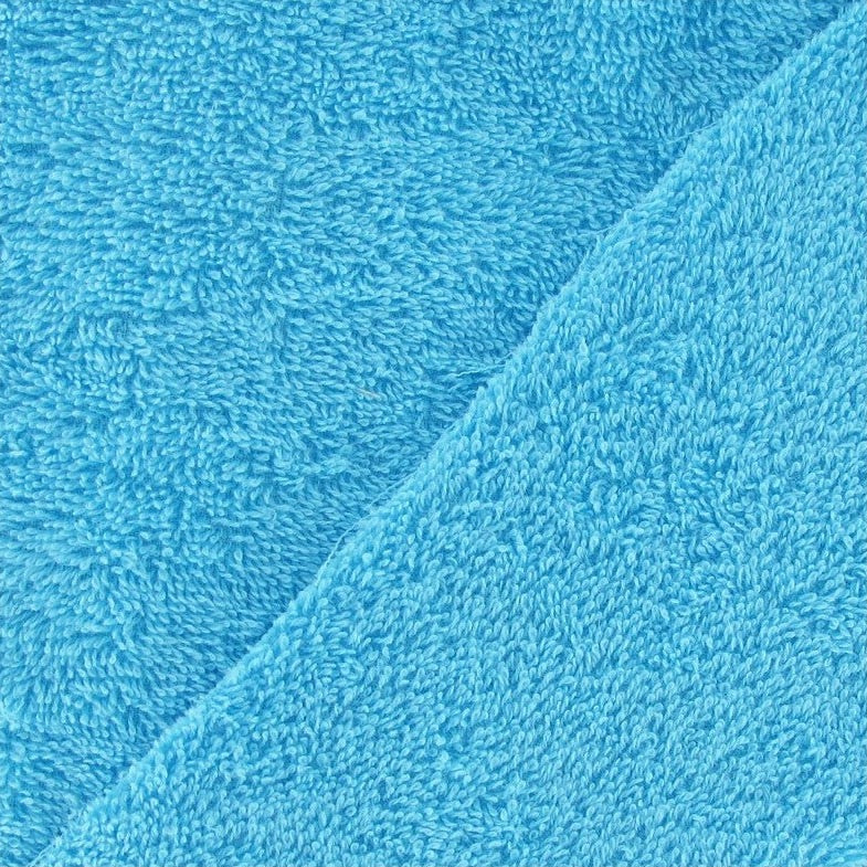 Tissu Éponge Coton- Turquoise