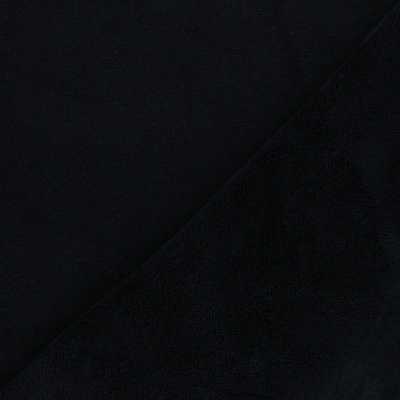 Tissu Micro - Éponge Bambou - Noir