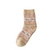 Chaussettes de noël - Beige et Rose