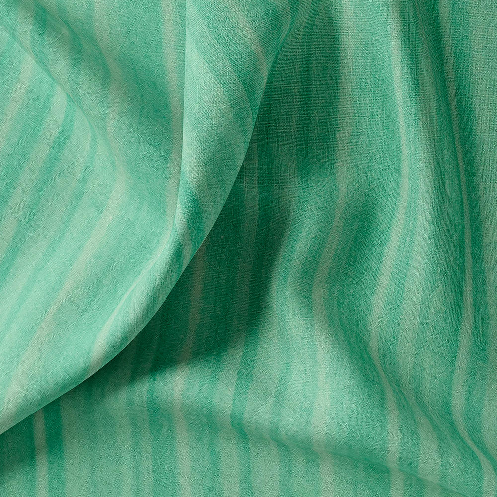 Tissu Coton - Rayé en Vert