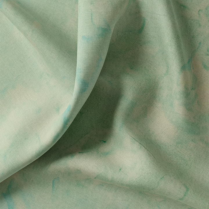 Tissu Coton - Aquarelle Verte