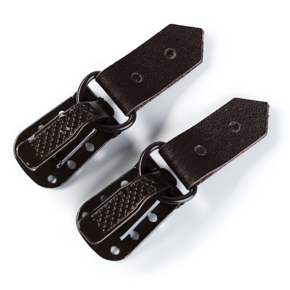 Clips pour fourrures, marron